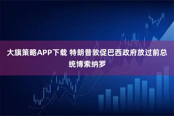 大旗策略APP下载 特朗普敦促巴西政府放过前总统博索纳罗
